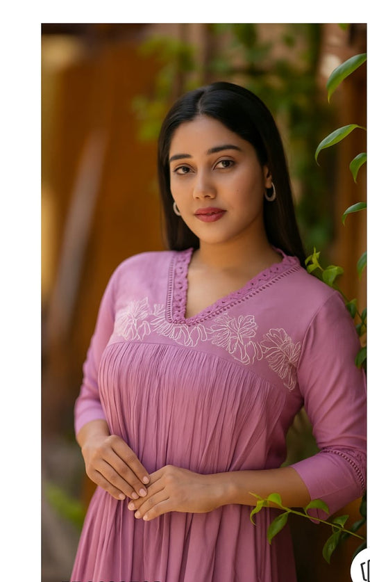 Elegant Pink Cotton Kurta for Casual and Festive Wear