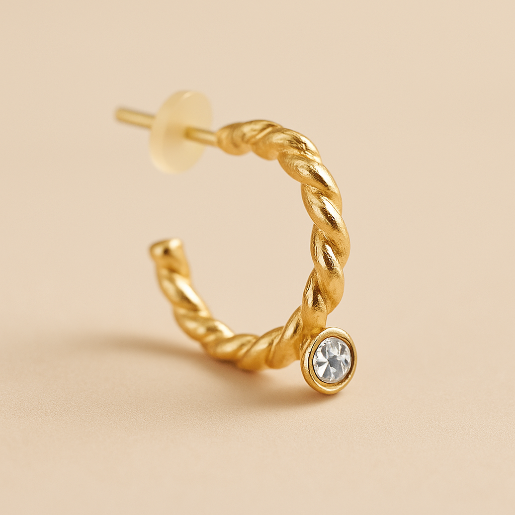 Luxury Gold-Plated Earring Set – 6 Pairs Combo (Pearls & Hoops)